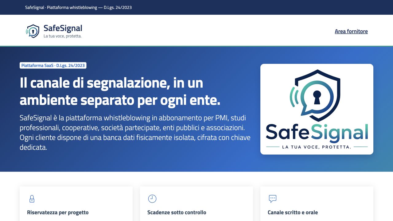 Piattaforma SafeSignal